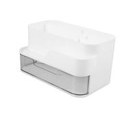 Gogogmee Boîte de Rangement Maquillage Multifonction avec Petit Organisateur de Bureau Compact pour Cosmétiques et Accessoires Rangement Mallette Beauté pour Maison et Bureau Couleur Crème
