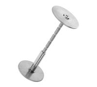 Gogogmee Cache Kit 1 Set Serrure Porte D'entrée Rond en Acier Inoxydable Plaque de Recouvrement de Porte avec Protection Vie Privée pour Décoration et Sécurité