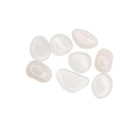 Gogogmee Lot De 100 Galets Lumineux Phosphorescents Pour Aquarium, Décor Jardin, Cailloux En Résine Blanche 2-3 Cm, Décoration Extérieure, Ornement Pour Poissons Et Aquariums