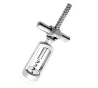 Gogogmee Ouvre-bouteille professionnel en alliage de zinc argenté, ouvre-souvenirs pratique pour bar et utilisateurs amateurs de vin
