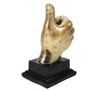 Gogogmee Trophée Pouce Levé Décoration Résine Colorée Motif Geste Main Ornement Léger Solide Récompense Travailleurs Bureau Salle Sport Loisirs