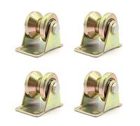 GOIYZTTR Lot de 4 Roulette de Levage en V Poulie de Levage Roue Gorge Forme en V pour Voie Inversée Machine Industrielle Porte Roulante