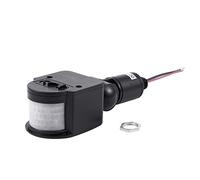 Gokeet Commutateur De Capteur De Mouvement Infrarouge Automatique 12V DC PIR ExtÉRieur Pour Lampe LED,Noir