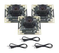 Gokelomg Module de caméra 3 pièces 100 degrés OV9732, câble de 2 m, 1280 x 720, 30 images/seconde, pour fléchettes automatiques, Io, clé USB gratuite