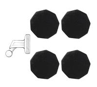 Goktvai 4pcs Fixations Magnétiques Adhésives Métal pour Caméra Embarquée, Support Caméra Embarquée pour 45/46/47/55/56/57/65W/66W/67W/Tandem/Speak Plus Pare-Brise Renforcé Accessoires