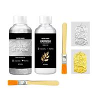 Gold Craft Peinture décorative à base d'eau résistante aux intempéries avec | Peinture en métal doré pour ornements, métal, bois, argile, tissu, toile, meubles, artisanat, œuvres d'art