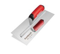 Goldblatt Platoir à Enduire Inox 280 × 130 mm, Truelle de Lissage | Construction Rivetée Robuste, pour Plâtre, Enduit, Mastic, Béton et Cloisons Sèches