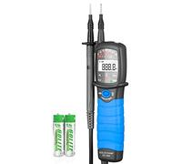 GOLDCHAMP Testeur de tension 38 A, 12-690 V AC/DC, continuité multifonction, testeur de phase, étanchéité IP65, écran LCD, CAT III 690 V, CAT IV 600 V, CE