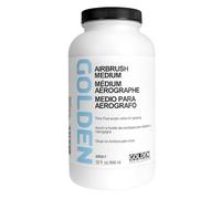 GOLDEN Airbrush Medium by, 946 ml Jar, Professional Acrylic Medium, Transparent
