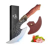 Golden Bird original couteau à désosser couteau à fileter tranchant couteau | De cuisine forgé à la main couteau à viande coupe-pizza couteau à barbecue avec étui en PU pour le camping BBQ outdoor etc