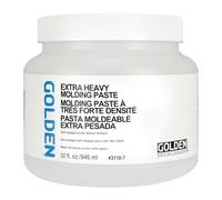 GOLDEN Extra Heavy Molding Paste by, 946 ml Jar, Professional Acrylic Paste Medium, Semi-Opaque