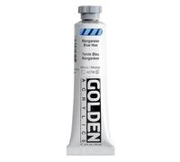 GOLDEN Heavy Body Acrylics by, Manganese Blue Hue, 59 ml Tube, Professional Acrylic Paint, Semi-Transparent