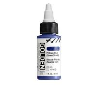 Golden High Flow Acrylic 30ml (1oz) Bottles Phthalo Blue (Green Shade)
