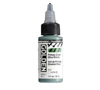 Golden High Flow Acrylic 30ml (1oz) Bottles Transparent Phthalo Green BS