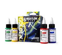 GOLDEN, Kit d'introduction à haut débit, 6 couleurs, peinture acrylique professionnelle