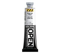 GOLDEN OPEN Slow-Drying Acrylics by, Nickel Azo Yellow, 59 ml Tube, Professional Acrylic Paint, Transparent