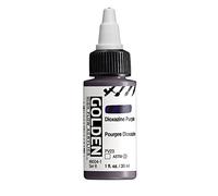 GOLDEN Peinture acrylique professionnelle à haut débit, violet dioxazine, flacon de 30 ml, peinture acrylique professionnelle, transparente