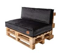 GoldenGroup Ensemble de Jardin - Coussin pour Meubles en Palette - Tissu rembourré - Matériau Durable et imperméable - Coussin d'assise 120 cm x 65 cm x 15 cm - Coussin de Dossier 120 cm x 40 cm x 10