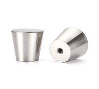 goldenwarm Lot de 20 Boutons de Placard Cuisine Boutons de Tiroir Argenté -LS745SNB Boutons de Porte Cuisine Boutons de Meuble Cuisine Rond en Alliage d'Aluminium