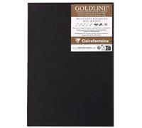 Goldline carnet piqué 20F A5 140g - Noir