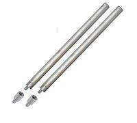 GOLDMAN SERVICE - 2 anodes de magnésium 22 x 350 mm pour thermos électrique + 2 adaptateurs pour différents filetages 8M-M6 - Anode abattage pour chauffage compatible avec toutes les grandes marques