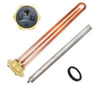 GOLDMAN SERVICE Kit résistance thermique électrique monoblock filetée de 1¼ pouces - Anode magnésium - joint de rechange pour chauffe-eau, accumulateur solaire, chaudière (2000 W)
