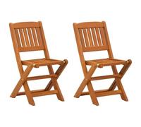 Goldonion Ensemble bistrot pour enfants 3 pièces en bois d'eucalyptus | Résistant aux agents atmosphériques, table 40 x 40 x 45 cm, chaises 32 x 38 x 57,5 cm, nettoyage facile