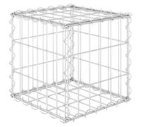 Goldonion Gabion surélevé en forme de cube en fil d'acier 30 x 30 x 30 cm | Jardinière remplie de pierres, mailles 10 x 5 cm, fil de 3,5 mm, pour jardin et terrasse
