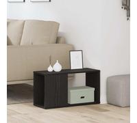 Goldonion Meuble TV chêne noir 60 x 24 x 32 cm bois technique | Grand espace de rangement, plateau robuste, facile d'entretien, polyvalente comme bibliothèque