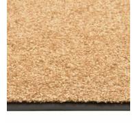 Goldonion Paillasson lavable crème 90 x 150 cm | Antidérapant en PVC, 100 % polyamide, utilisation intérieure et extérieure, lavable en machine