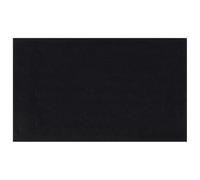 Goldonion Paillasson rectangulaire 45 x 75 cm en caoutchouc et fibre de | Antidérapant, facile à nettoyer, convient pour l'intérieur et l'extérieur, noir et marron