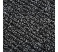 Goldonion Tapis anthracite 100 x 100 cm anti-salissure | 70 % polypropylène, 30 % polyester, feutre robuste, dos en gel antidérapant, facile à nettoyer