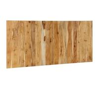 Goldonion Tête de lit 180 cm en bois massif d'acacia | Panneau mural, style industriel, support dorsal, pour chambre à coucher