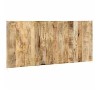 Goldonion Tête de lit 180 cm en bois massif de manguier brut | Montage mural, style industriel, support dorsal, pour matelas de 180 cm