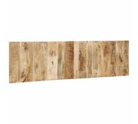 Goldonion Tête de lit 180 cm en bois massif de manguier brut | Montage mural, style industriel, support dorsal, pour matelas de 180 cm