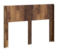 Goldonion Tête de lit en bois vieilli PB | Design à lattes verticales, montage sur châssis, nettoyage facile, 166 x 7 x 100 cm
