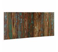 Goldonion Tête de lit multicolore 180 cm en bois massif récupération | Teck Mango Pin Hêtre Style Industriel Montage Mural Support Dossier