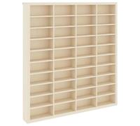 Goldonion Vitrine murale beige 40 x 4,5 x 43 cm | Bois d'ingénierie, montage mural, design peu encombrant, pour salon ou étude
