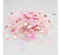 GoldRock 50 g Confettis rose doré rose env. 6000 pièces Confettis roses Décoration de table de mariage Or rose Coloré Confettis Paillettes Grand Scatter Decoration Anniversaire Pastel