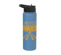 Golf Wars Golfing Player Stainless Steel Insulated Water Bottle