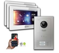 Goliath IP interphone vidéo : 7 pouces 3 moniteurs 2 fam., affichage, argent : 7 pouces en blanc : boîte d'encastrement : 4er POE connexion via: : 4er POE choix du moniteur : 7 pouces en blanc sonnett