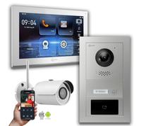 Goliath IP portier vidéo : 10 pouces 1 moniteur, RFID, argent, caméra Wifi : Boîte d'encastrement : 10 pouces en blanc : 4er POE connexion via : 4er POE choix du moniteur : 10 pouces en blanc sonnette