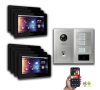 Goliath IP portier vidéo 7-Fam. 7 pouces Fingerprint RFID : Boîtier en saillie : 7 pouces en noir Boîtier de montage de la sonnette : Boîtier en saillie Sélection du moniteur : 7 pouces en noir