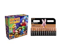 Goliath - Réveille Pas Papa - Jeux d'enfants - à partir de 5 Ans + Piles alcalines AA Duracell Plus, 1,5V LR6 MN1500, Paquet de 12