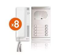 golmar 4280/AL - kit audio Uminio 8 logements