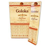 GOLOKA Boîte de bâtonnets d'encens Safran 15 g