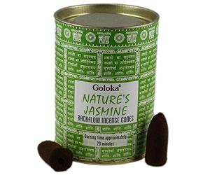 Goloka Encens Backflow Cônes - Nature's Jasmine