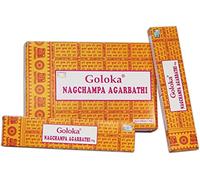 Goloka Lot de 12 boîtes de Nagchampa Agarbathi 192 g