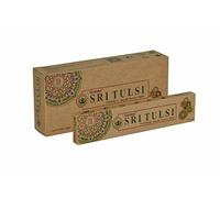 Goloka Organika Series Collection Lot de 6 boîtes de bâtons d'encens haut de gamme de 15 g (total 90 g) (Sri tulsi)