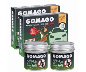 GOMAGO Protection contre les martres pour votre voiture Set de 2 pièces | Effarouchement fiable et simple contre les martres grâce au parfum | Application facile [2 x 35g]